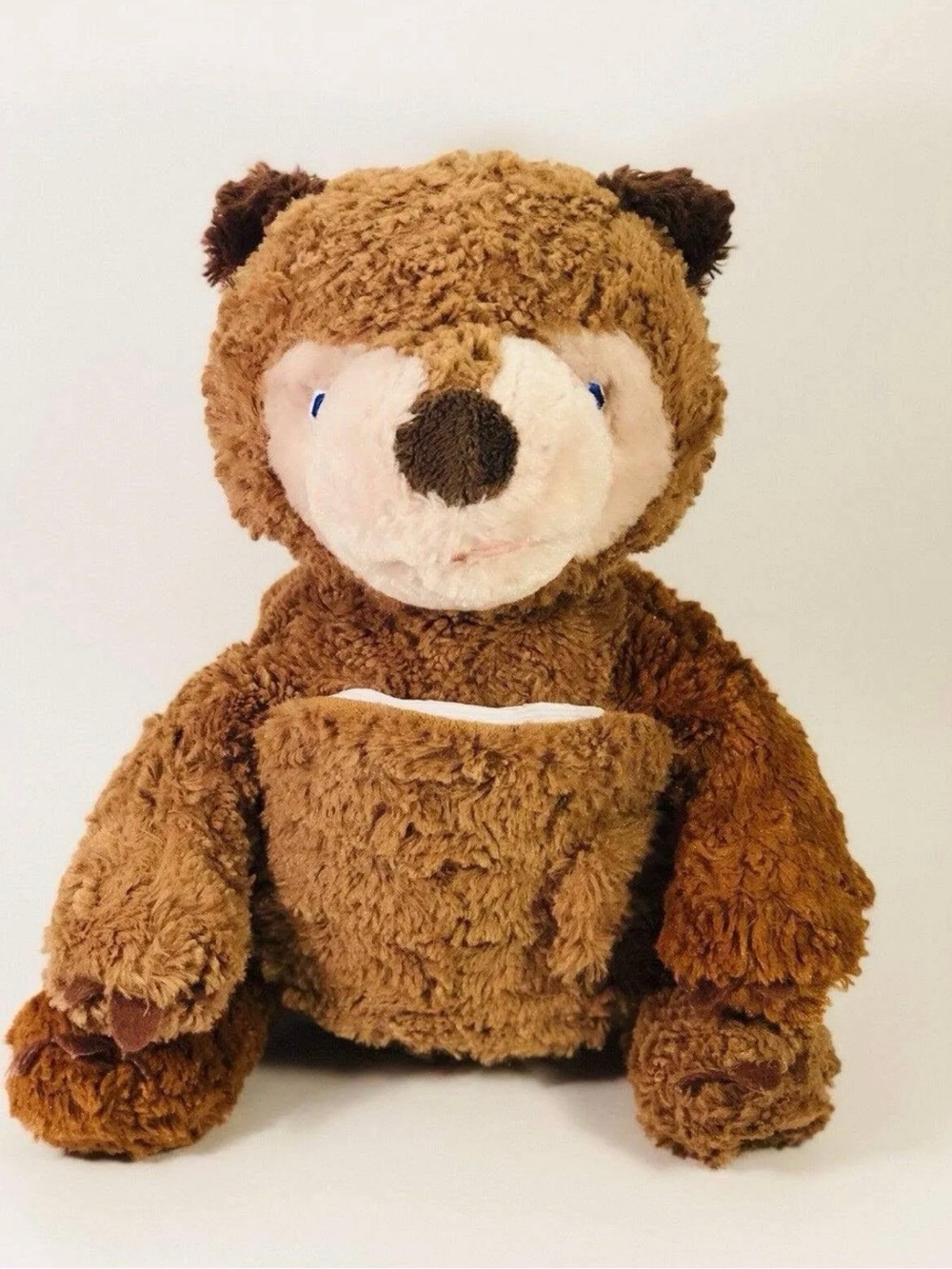 Zoobies Brown Bear Plush Storybook Eric Carle
